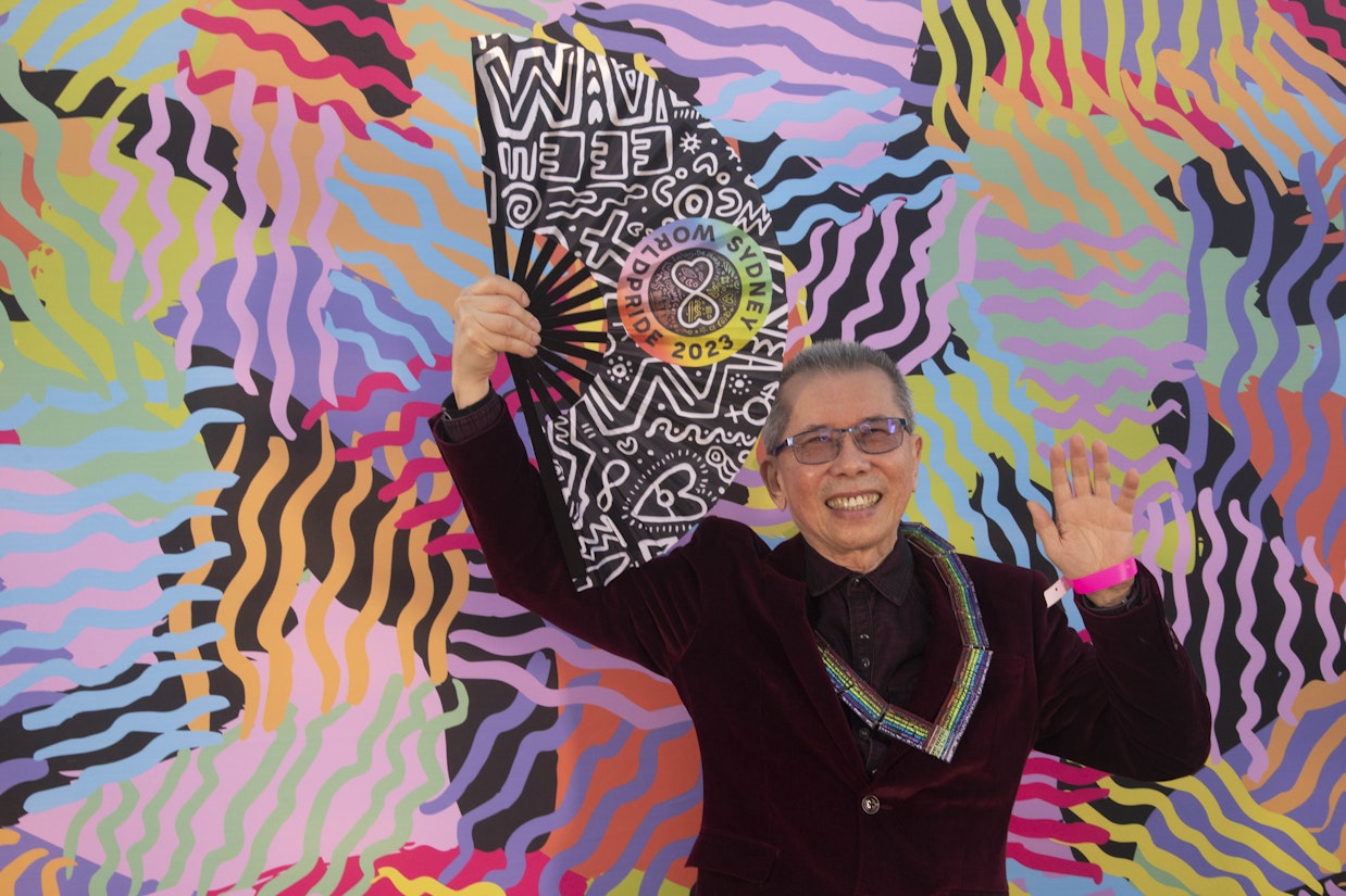 William Yang at World Pride Launch 2022